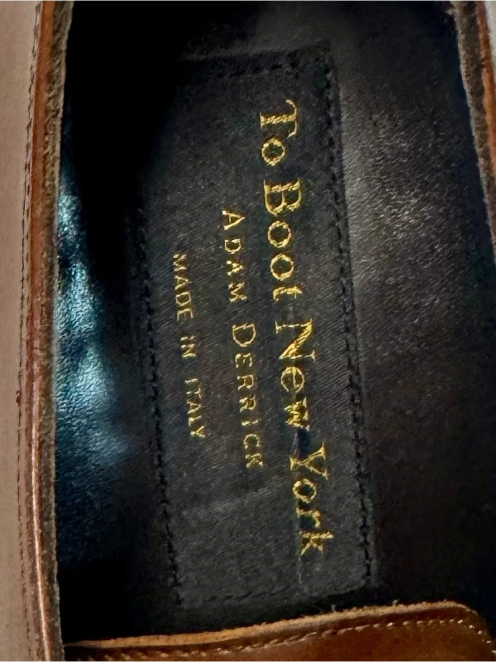 To Boot New York Brown Leather Plain-Toe Derby